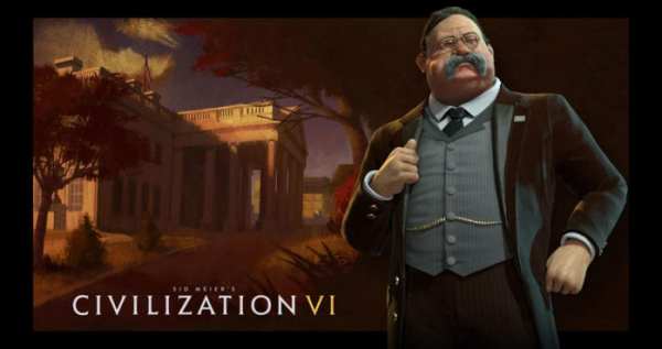 Civilization VI leader americans roosevelt