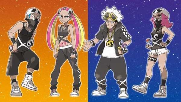 pokemon sun and moon, team skull