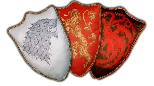 House Sigil Throw Pillows