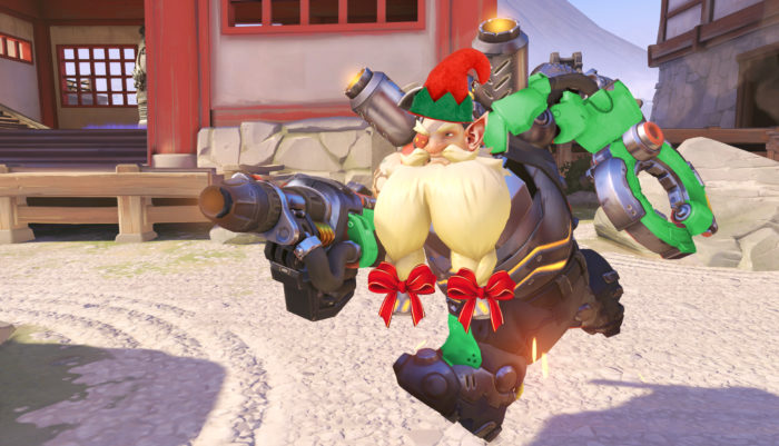 torbjorn, elf, skin, overwatch, christmas, event