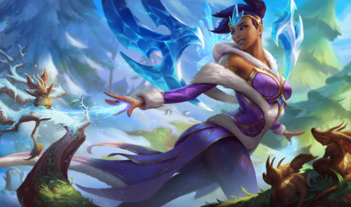 karma snowdown skin winter wonder league of legends