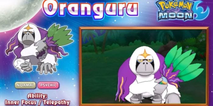 Oranguru - Pokemon Sun