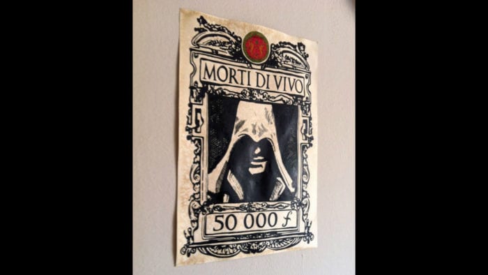 Ezio Auditore Wanted Poster