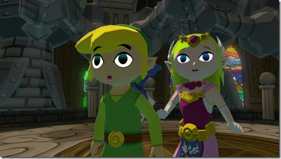 wind waker link and zelda