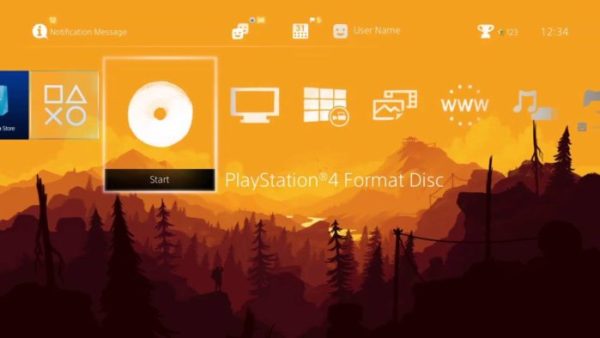 firewatch ps4 dynamic theme