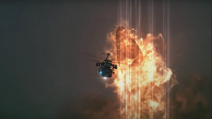 That Time a Flaming Whale Flies into the Air and Eats a Helicopter