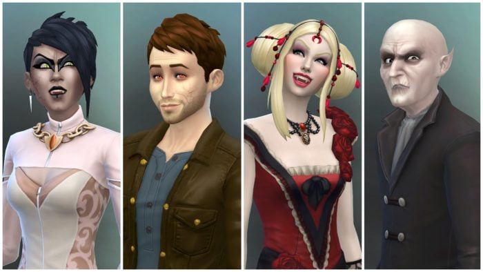 sims 4 vampire pack