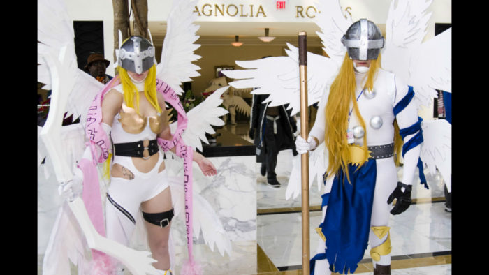 Angemon and Angewomon