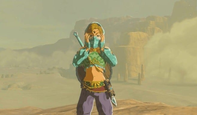 zelda, breath of the wild, gerudo town