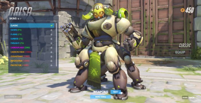 Classic Orisa