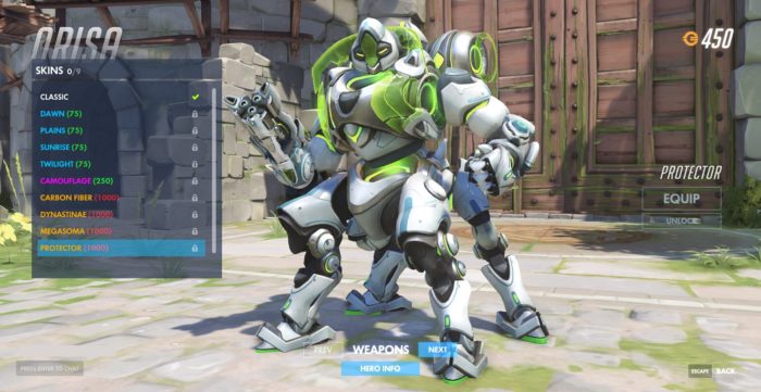 Protector Orisa (1000)