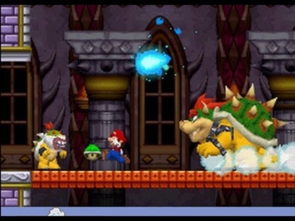 bowser jr, bowser, new super mario bros ds