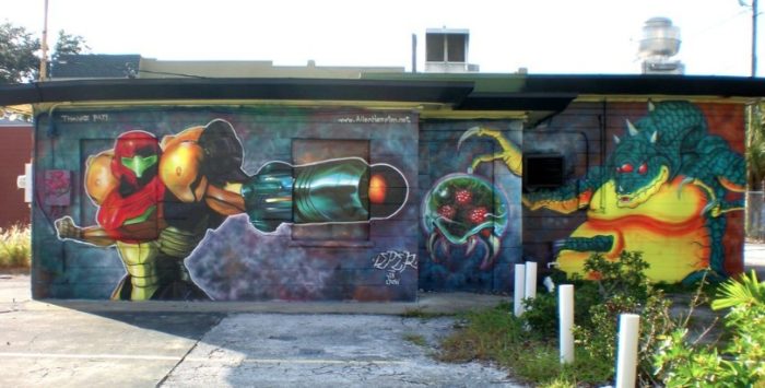 gaming, street art