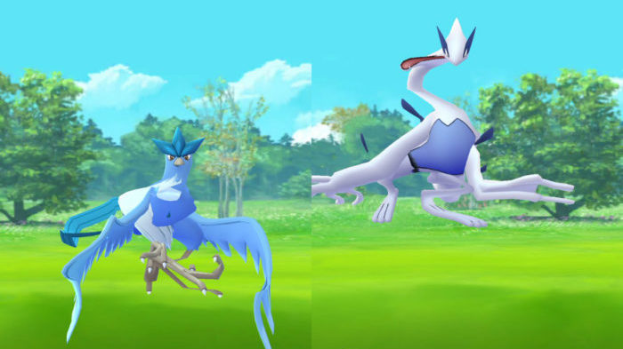 Pokémon Go Lugia and Articuno Glitch