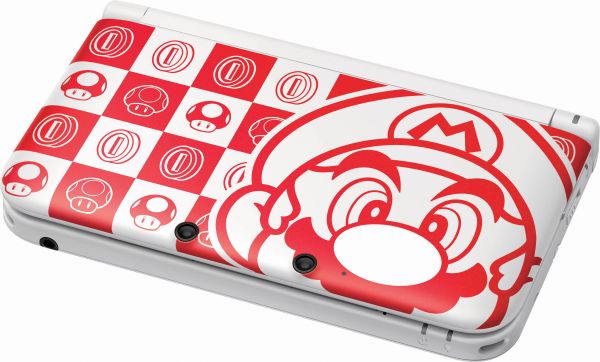 Mario White Edition 3DS XL