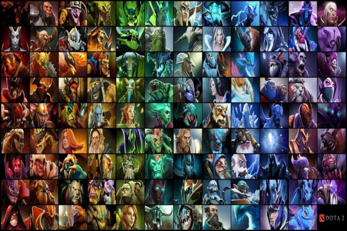 DOTA 2 Heroes.