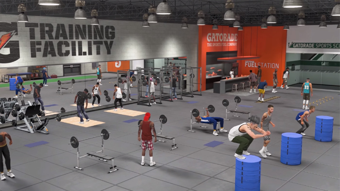 NBA 2K18 Gym