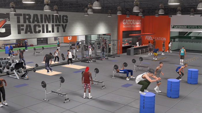 NBA 2K18 The Neighborhood Gym