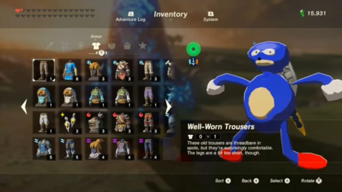 Zelda: Breath of the Wild, Sanic