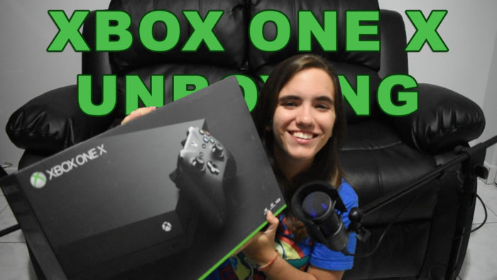 xbox one x unboxing