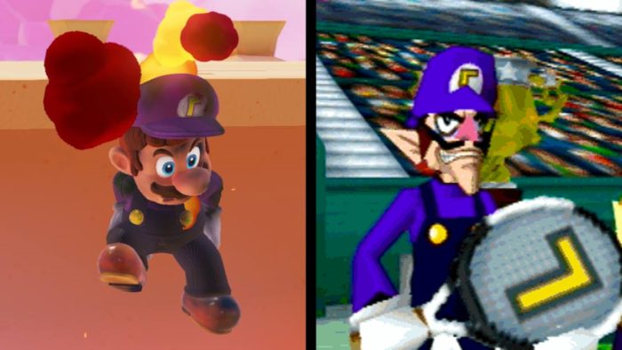 mario odyssey waluigi