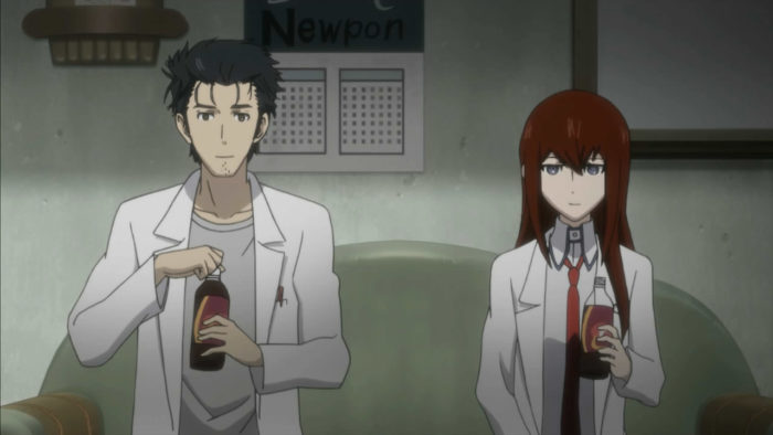 Kurisu and Okabe - Steins;Gate