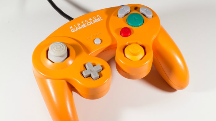 nintendo, gamecube controller, spice, orange