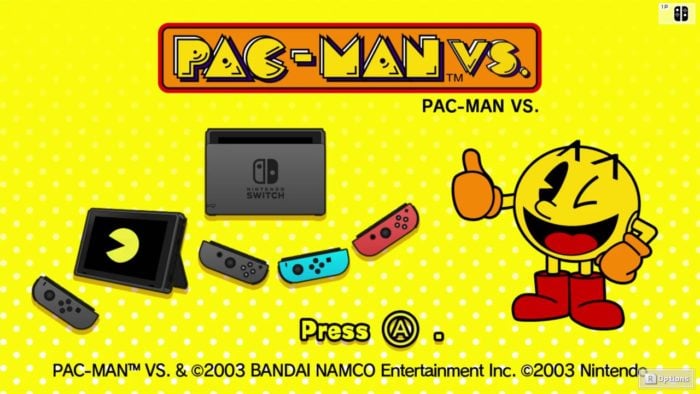 pac man vs, switch, namco museum