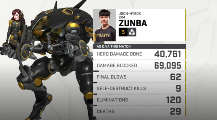 zunba, d.va, overwatch league, overwatch