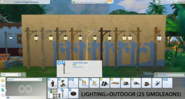 sims 4 jungle lights mod