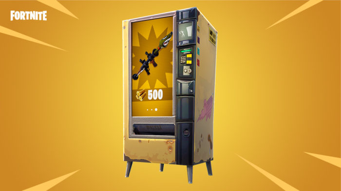 Fortnite, battle royale, vending machines