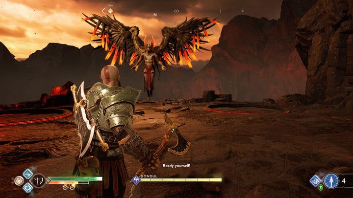 how to beat Gondul in God of War, how to beat Gondul the Valkyrie, Valkyrie fight, God of War PS4, easily, muspelheim