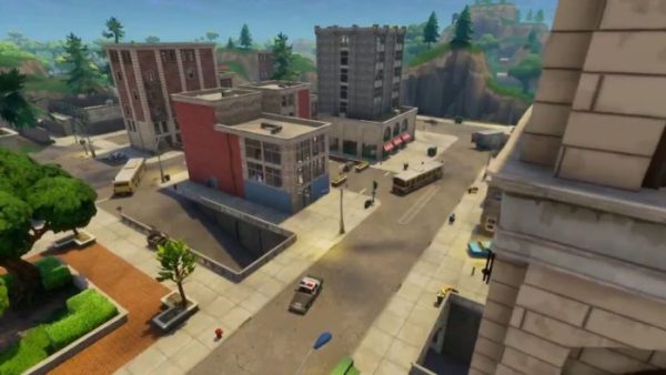 fortnite, tilted towers, comet, meteorite