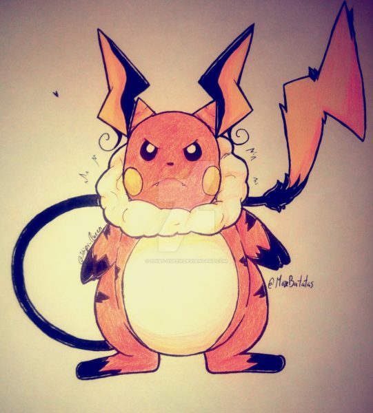 Raichu With Horns Gorochu