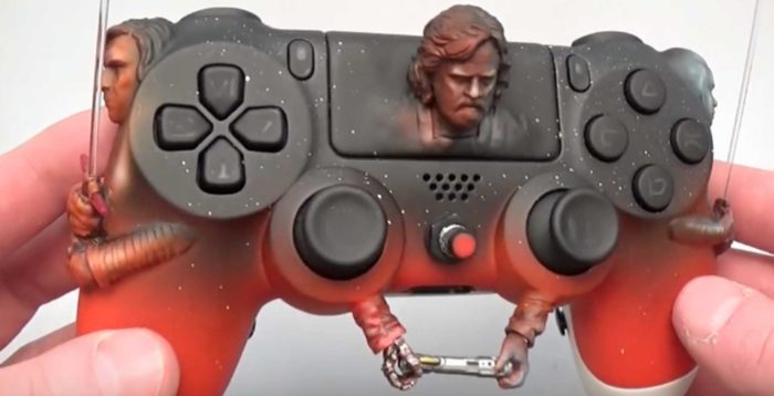 Luke Skywalker, Kylo Ren and Rey PS4 Controller