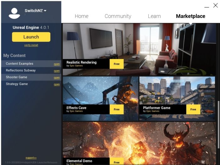 Unreal Engine Marketplace