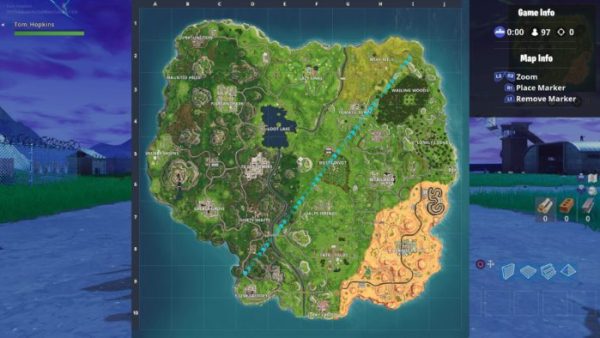 Fortnite, season 5 map