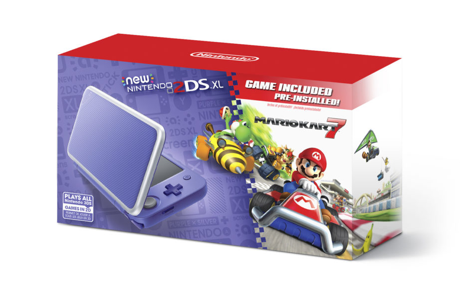 New 2DS XL purple + silver