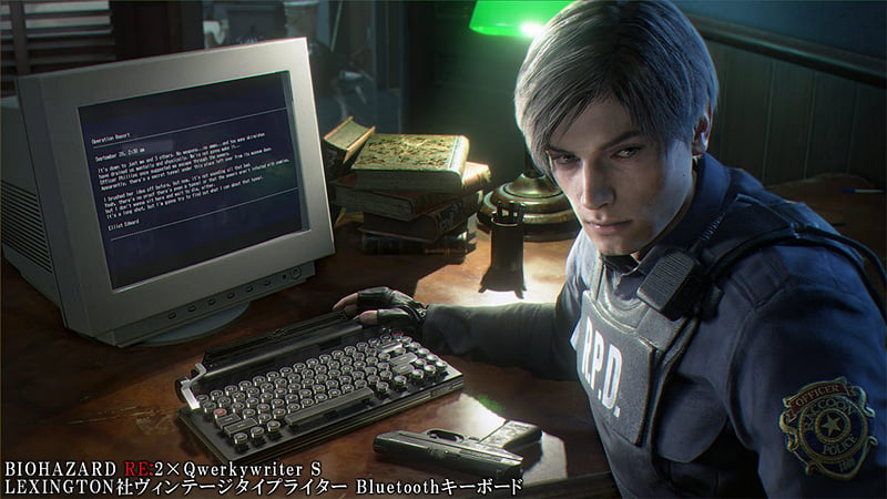 leon's desk, resident evil 2