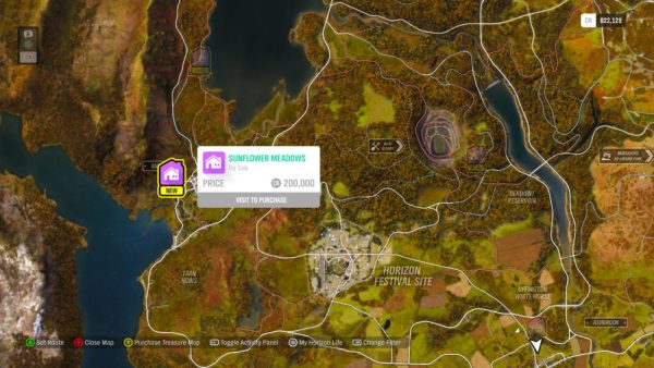 house location, how to buy houses, forza horizon 4