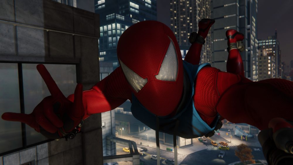 best video game photo modes, photo mode, spider-man, v