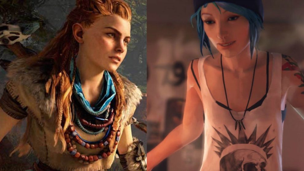 Ashly Burch as Aloy (Horizon Zero Dawn) and Chloe Price (Life is Strange)