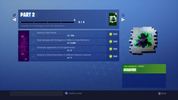 Fortnitemares Challenges Part 2