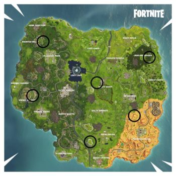 fortnite week 4 challenges, fortnite season 6 shooting gallery locations