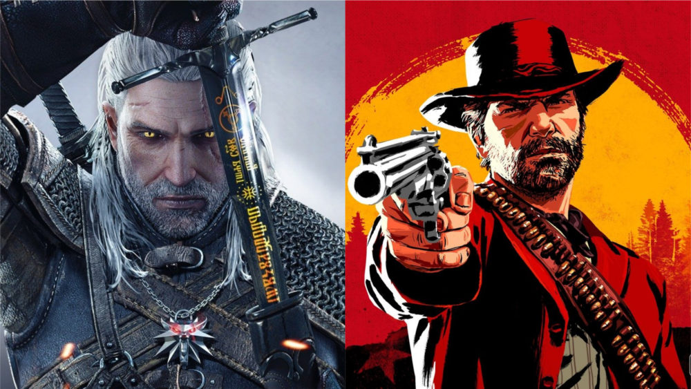 red dead redemption 2, witcher 3