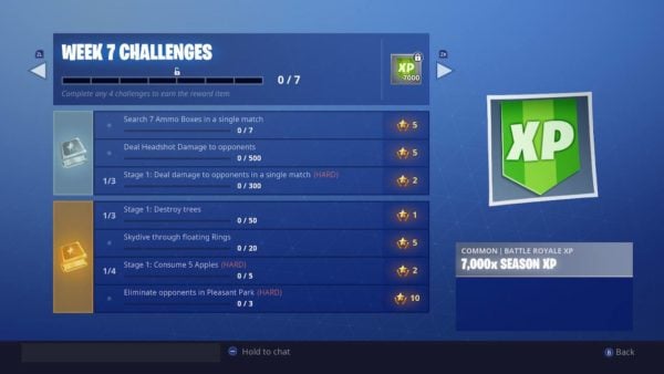 Fortnite week 7 challenges season 6