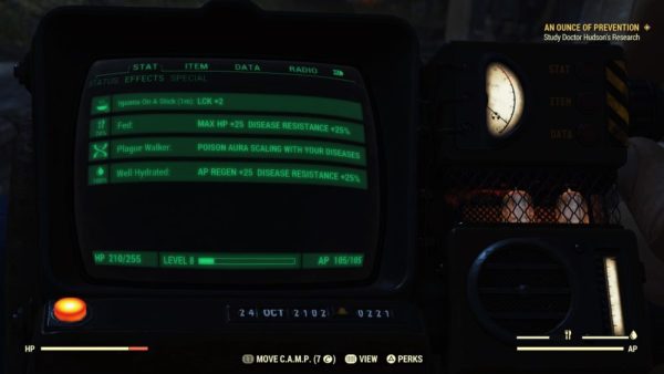 Fallout 76, Mutation, Fallout 76 mutations