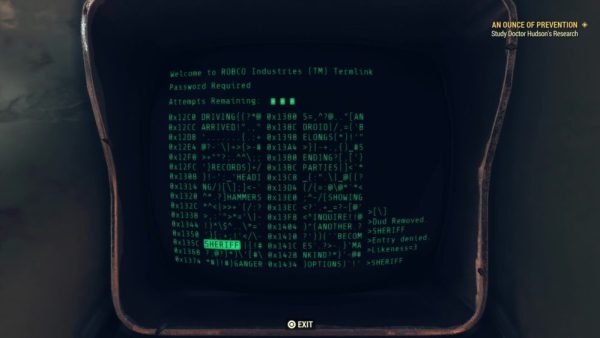 fallout 76 hacking, increase hacking skill