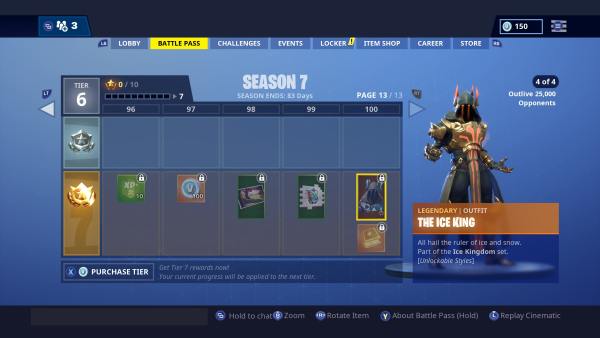 Fortnite Season 7 Tier 100 Skin