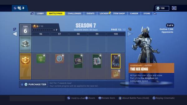 Fortnite Season 7 Tier 100 Skin